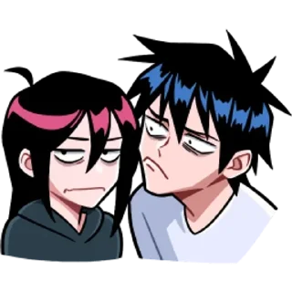 🫡 emoji Икки и Мори Telegram sticker 14 of 49