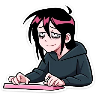 😴 emoji Икки и Мори • @TgStickery Telegram sticker 12 of 48