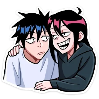 😁 emoji Икки и Мори • @TgStickery Telegram sticker 16 of 48