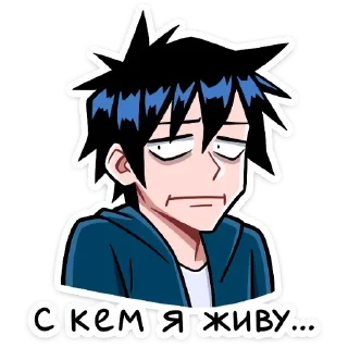 😐 emoji Икки и Мори • @TgStickery Telegram sticker 20 of 48