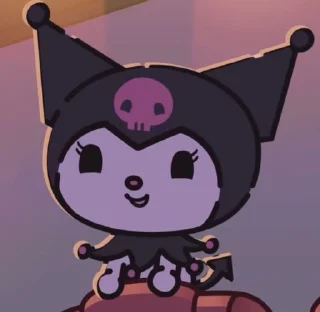🍧 emoji 💜🪻kuromi🪻💜 Telegram sticker 17 of 41