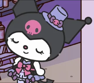 🍧 emoji 💜🪻kuromi🪻💜 Telegram sticker 18 of 41