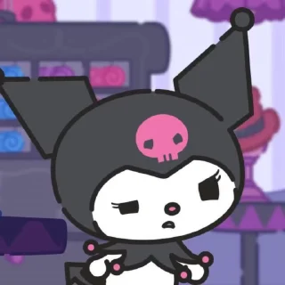 🍧 emoji 💜🪻kuromi🪻💜 Telegram sticker 19 of 41
