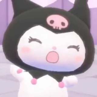 🍧 emoji 💜🪻kuromi🪻💜 Telegram sticker 9 of 41