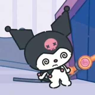 🍧 emoji 💜🪻kuromi🪻💜 Telegram sticker 22 of 41