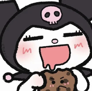 🍧 emoji 💜🪻kuromi🪻💜 Telegram sticker 10 of 41