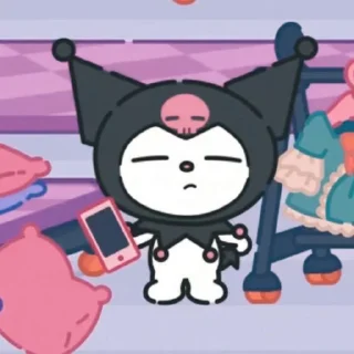 🍧 emoji 💜🪻kuromi🪻💜 Telegram sticker 23 of 41