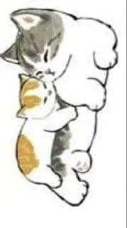 Sticker from Нарисованные котики