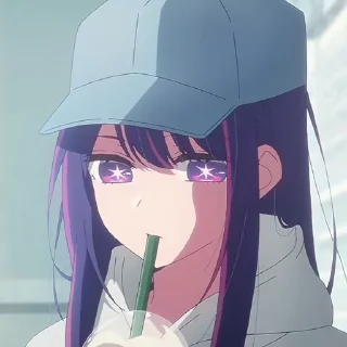 Sticker from Hoshino Ai Oshi no ko 2 пак