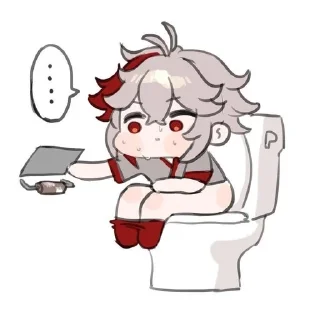 🚽 emoji Котик Telegram sticker 22 of 81