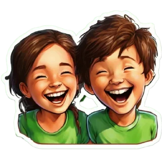 Sticker from Мальчик и девочка @Liveisstickers