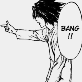 Sticker from death note