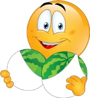 🍉 emoji Желтые челики Telegram sticker 6 of 102