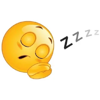 😴 emoji Желтые челики Telegram sticker 23 of 102
