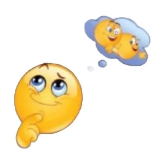 🤔 emoji Желтые челики Telegram sticker 2 of 102