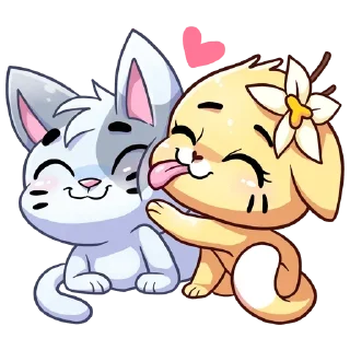 😘 emoji Ванилька и Бисквит Telegram sticker 11 of 48