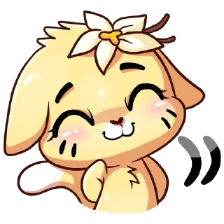 😊 emoji Ванилька и Бисквит Telegram sticker 9 of 48