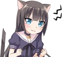 😖 emoji Tsundere Cat Girl Miyako Telegram sticker 17 of 40