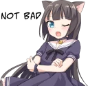 😉 emoji Tsundere Cat Girl Miyako Telegram sticker 9 of 40
