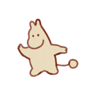 Sticker from moomin @nyakwii