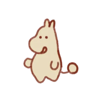 Sticker from moomin @nyakwii