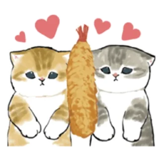 🍤 emoji Kitten @nyakwii Telegram sticker 22 of 40