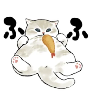 🍤 emoji Kitten @nyakwii Telegram sticker 24 of 40