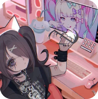 🎀 emoji Аме мама Telegram sticker 10 of 30