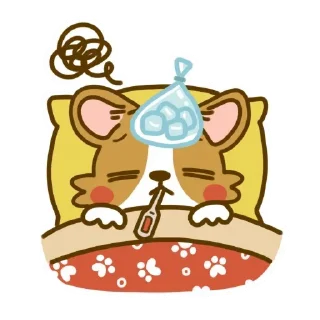 Sticker from animated corgi 🐶