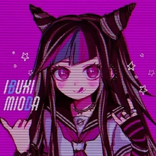 🌟 emoji Ibuki Mioda https://t.me/danga Telegram sticker 9 of 15