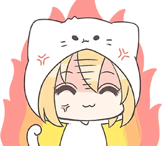 😡 emoji kigurumichan • @punipuni_stickers Telegram sticker 16 of 40