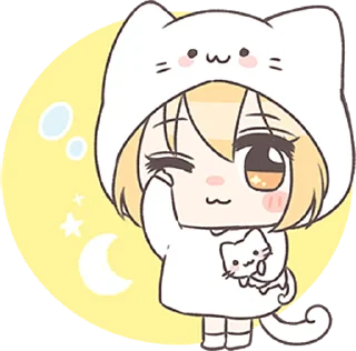 😴 emoji kigurumichan • @punipuni_stickers Telegram sticker 8 of 40