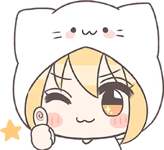 👍 emoji kigurumichan • @punipuni_stickers Telegram sticker 5 of 40