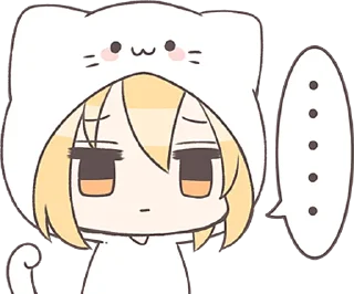 😶 emoji kigurumichan • @punipuni_stickers Telegram sticker 15 of 40