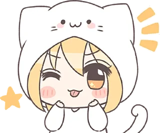 😜 emoji kigurumichan • @punipuni_stickers Telegram sticker 24 of 40
