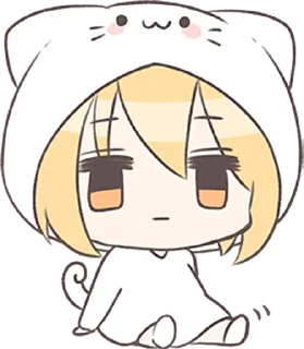 😐 emoji kigurumichan • @punipuni_stickers Telegram sticker 9 of 40