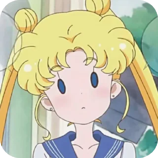 🤔 emoji Sailor_moon 🌙  🌙 Telegram sticker 15 of 33