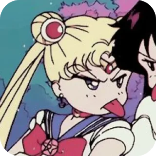 😛 emoji Sailor_moon 🌙  🌙 Telegram sticker 13 of 33