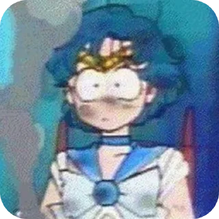 😳 emoji Sailor_moon 🌙  🌙 Telegram sticker 4 of 33