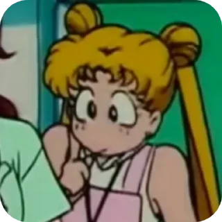 🤔 emoji Sailor_moon 🌙  🌙 Telegram sticker 8 of 33