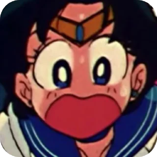 😧 emoji Sailor_moon 🌙  🌙 Telegram sticker 2 of 33