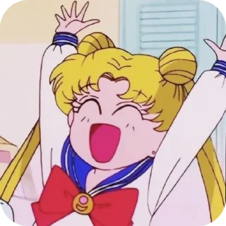 🥳 emoji Sailor_moon 🌙  🌙 Telegram sticker 22 of 33