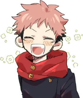 😃 emoji JJK @JujutsuKaisenOrg / @NarutoOfficialStick Telegram sticker 7 of 120