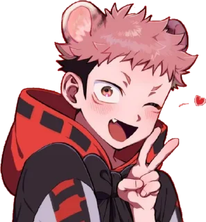 😉 emoji JJK @JujutsuKaisenOrg / @NarutoOfficialStick Telegram sticker 6 of 120