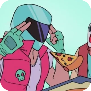 🏍 emoji Байкер стал комиком - от киточка Telegram sticker 1 of 100