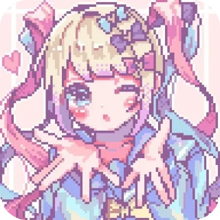 🔳 emoji Anime girls - Чаёк Telegram sticker 21 of 120