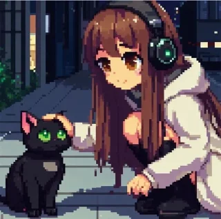 🌟 emoji Anime girls - Чаёк Telegram sticker 13 of 120