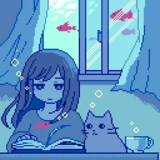 🌟 emoji Anime girls - Чаёк Telegram sticker 8 of 120