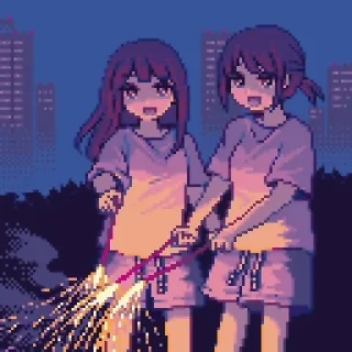 🌟 emoji Anime girls - Чаёк Telegram sticker 14 of 120