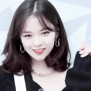 👄 emoji #𝐦𝐨𝐨𝐝: jeongyeon ;: by @paradismaudit Telegram sticker 22 of 40